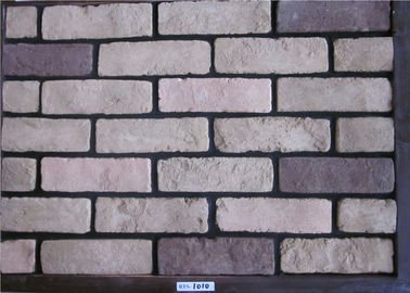 Brique extérieure de faux artificiel gris pour la décoration de mur