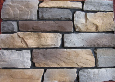 La pierre artificielle de revêtement léger de mur sans la couleur se fanent