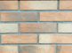 3D12-1 type mur de briques de placage, placage d'intérieur ISO9001 2008 de brique de couleur variable