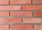 la brique de placage de couleur tournée par brique mince de placage de l'argile 3D51-3 avec le bord extérieur doux endommage le style