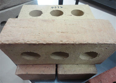 Briques jaunes crèmes de bâtiment d'argile pour l'antigel extérieur de mur