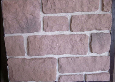 Décorez les fausses tuiles de mur en pierre, surface de solide de revêtement mural de roche de Faux