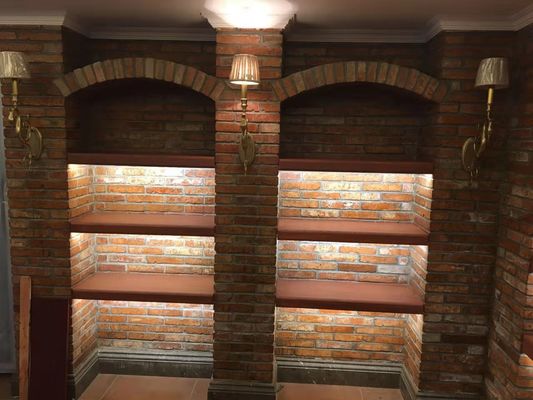 Vieille épaisseur reprise des briques 23mm de mur de placage décoratif