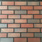 Building House Clay Exterior Brick Cladding Sintered / Extrusion