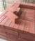 Brique solide rouge d'argile avec le visage antique de brique pour la construction de mur de construction de logements 210 x 100 x 65 millimètres