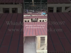 Carreaux séparés extérieur brique mince revêtement d'effet rouge Construction facile